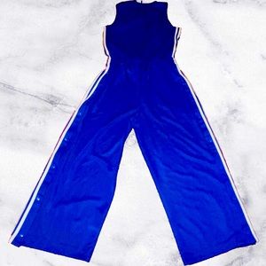 •Adidas• Blue Romper Size small